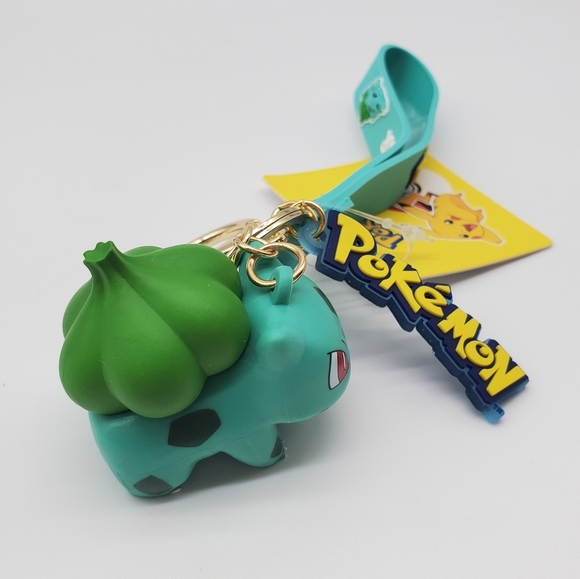 ❤️ BULBASAUR Pokemon 3 Dimensional Keychain and Bag Charm - Picture 4 of 13